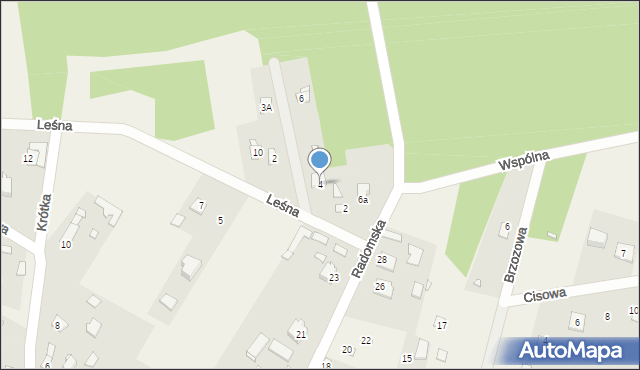 Zawady, Zawady, 4, mapa Zawady