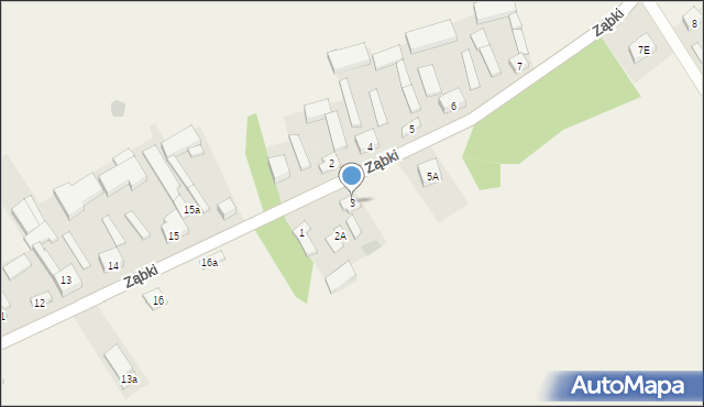Zawady, Zawady, 3, mapa Zawady