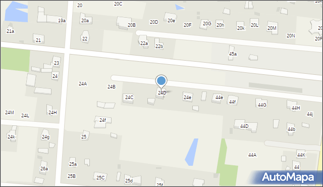 Zawady, Zawady, 24D, mapa Zawady