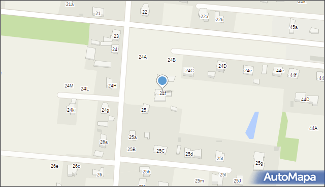 Zawady, Zawady, 24f, mapa Zawady