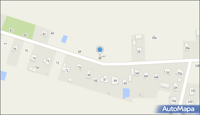 Zawady, Zawady, 86, mapa Zawady