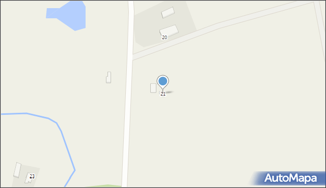 Zawady Oleckie, Zawady Oleckie, 21, mapa Zawady Oleckie