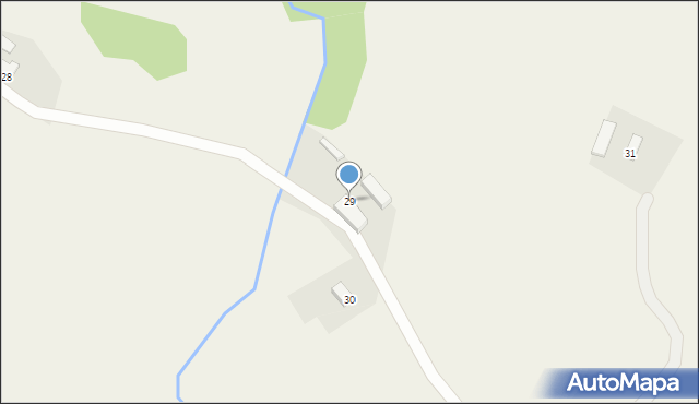 Zawady Oleckie, Zawady Oleckie, 29, mapa Zawady Oleckie