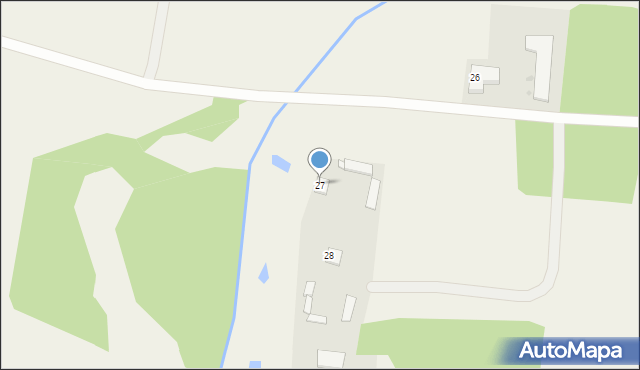 Zawady Stare, Zawady Stare, 27, mapa Zawady Stare