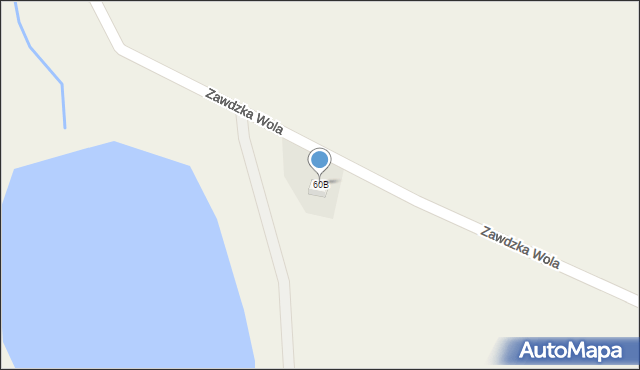 Zawda, Zawda, 60B, mapa Zawda