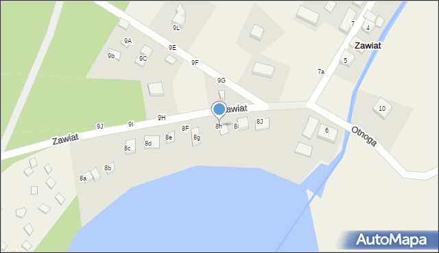 Zawiat, Zawiat, 8h, mapa Zawiat