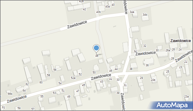 Zawidowice, Zawidowice, 48, mapa Zawidowice