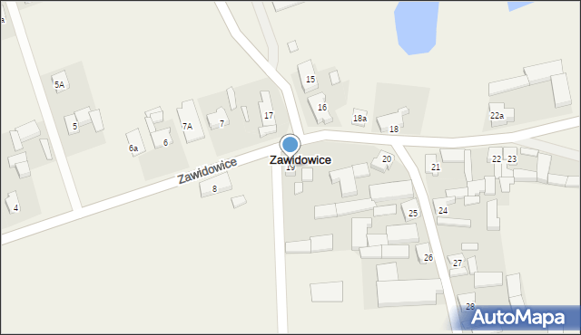 Zawidowice, Zawidowice, 19, mapa Zawidowice