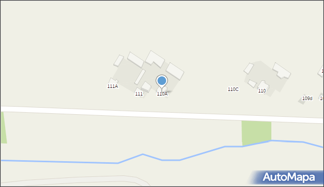 Zawieprzyce, Zawieprzyce, 110A, mapa Zawieprzyce