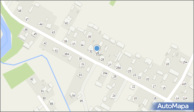 Zawieprzyce, Zawieprzyce, 30, mapa Zawieprzyce