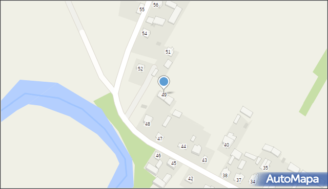 Zawieprzyce, Zawieprzyce, 49, mapa Zawieprzyce