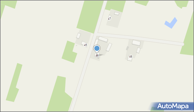 Zawieprzyce-Kolonia, Zawieprzyce-Kolonia, 46, mapa Zawieprzyce-Kolonia