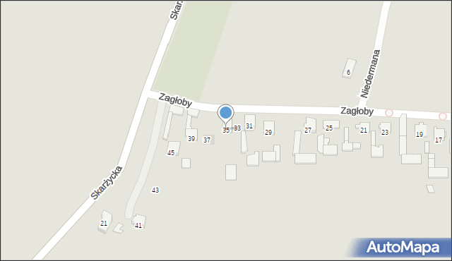 Zawiercie, Zagłoby Jana Onufrego, 35, mapa Zawiercie