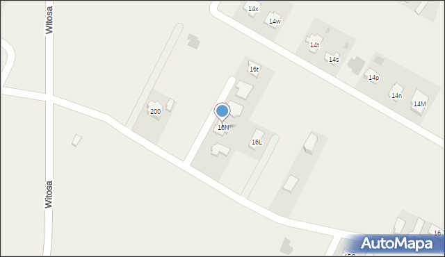 Zawierzbie, Zawierzbie, 16N, mapa Zawierzbie