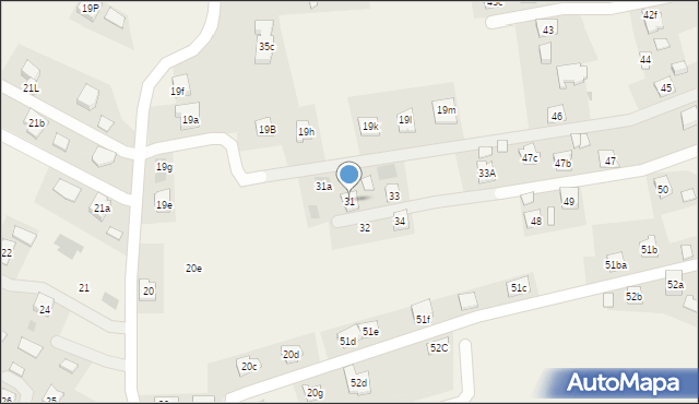 Zawierzbie, Zawierzbie, 31, mapa Zawierzbie