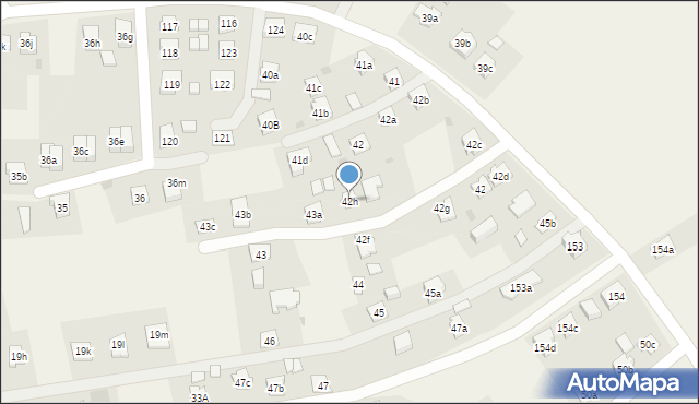 Zawierzbie, Zawierzbie, 43d, mapa Zawierzbie