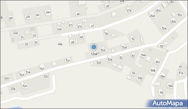 Zawierzbie, Zawierzbie, 51ba, mapa Zawierzbie