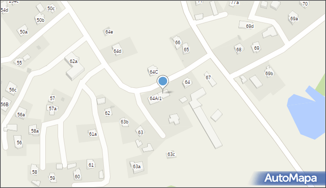 Zawierzbie, Zawierzbie, 64a2, mapa Zawierzbie