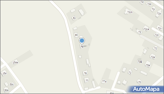 Zawierzbie, Zawierzbie, 79, mapa Zawierzbie