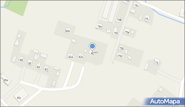 Zawierzbie, Zawierzbie, 82, mapa Zawierzbie