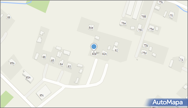 Zawierzbie, Zawierzbie, 82a, mapa Zawierzbie