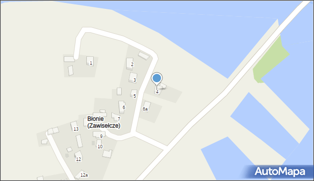 Zawisełcze, Zawisełcze, 4, mapa Zawisełcze