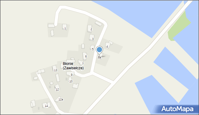 Zawisełcze, Zawisełcze, 6a, mapa Zawisełcze