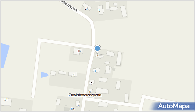 Zawistowszczyzna, Zawistowszczyzna, 2, mapa Zawistowszczyzna