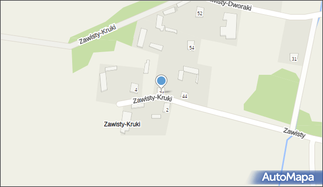 Zawisty, Zawisty, 24, mapa Zawisty