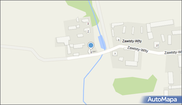 Zawisty, Zawisty-Wity, 4, mapa Zawisty