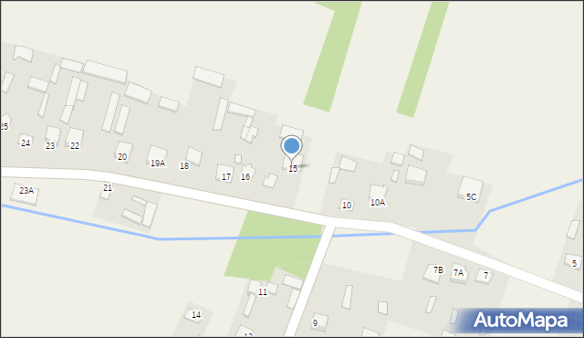 Zawisty Podleśne, Zawisty Podleśne, 15, mapa Zawisty Podleśne