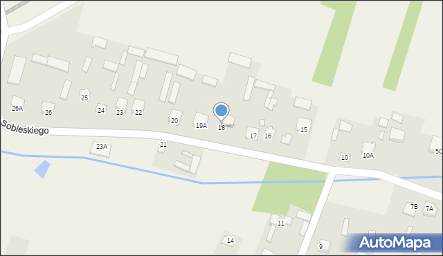 Zawisty Podleśne, Zawisty Podleśne, 18, mapa Zawisty Podleśne