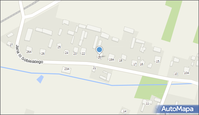 Zawisty Podleśne, Zawisty Podleśne, 20, mapa Zawisty Podleśne