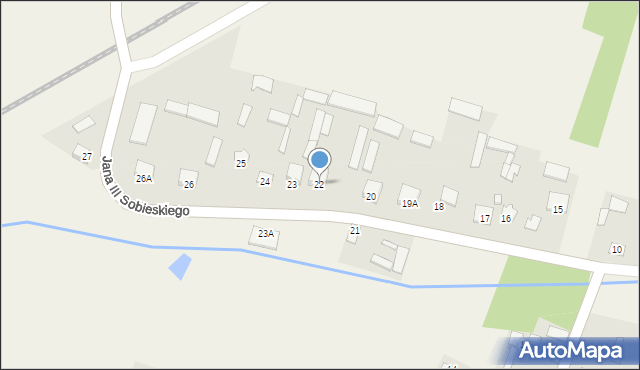 Zawisty Podleśne, Zawisty Podleśne, 22, mapa Zawisty Podleśne