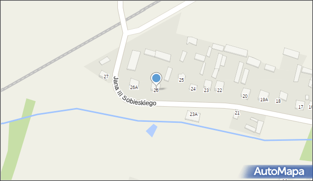 Zawisty Podleśne, Zawisty Podleśne, 26, mapa Zawisty Podleśne