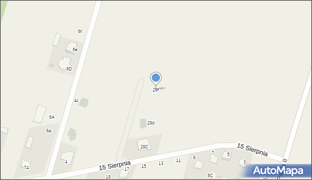 Zawisty Podleśne, Zawisty Podleśne, 29f, mapa Zawisty Podleśne