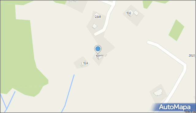 Zawoja, Zawoja, 527, mapa Zawoja