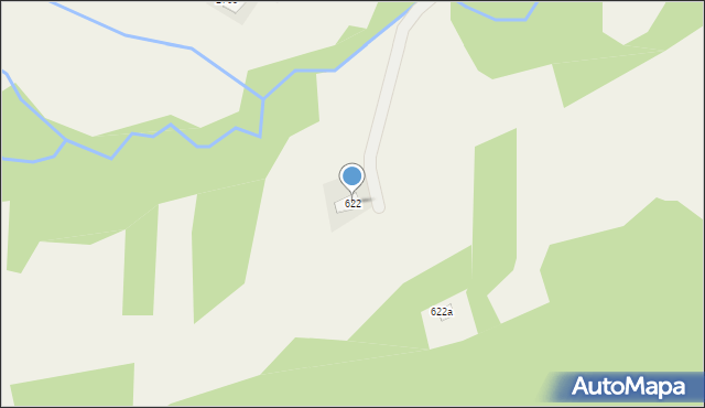 Zawoja, Zawoja, 622, mapa Zawoja