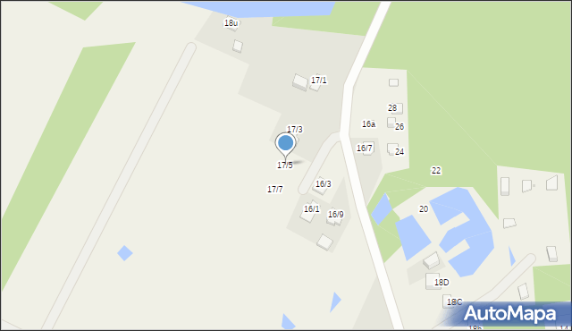 Zaździerz, Zaździerz, 17/5, mapa Zaździerz