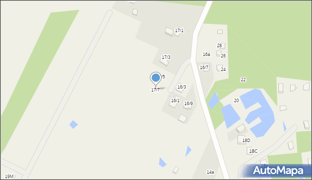 Zaździerz, Zaździerz, 17/7, mapa Zaździerz