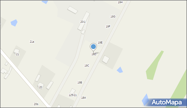 Zaździerz, Zaździerz, 19D, mapa Zaździerz