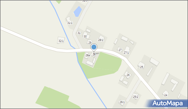 Zaździerz, Zaździerz, 28, mapa Zaździerz