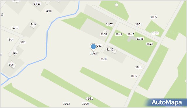 Zaździerz, Zaździerz, 31/63, mapa Zaździerz