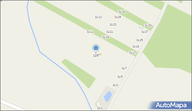 Zaździerz, Zaździerz, 31/9, mapa Zaździerz