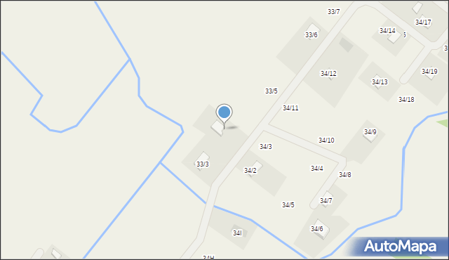 Zaździerz, Zaździerz, 33/4, mapa Zaździerz