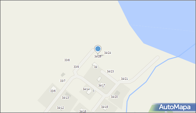 Zaździerz, Zaździerz, 34/26, mapa Zaździerz