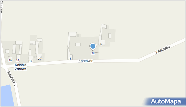Zdrowa, Zastawie, 4b, mapa Zdrowa