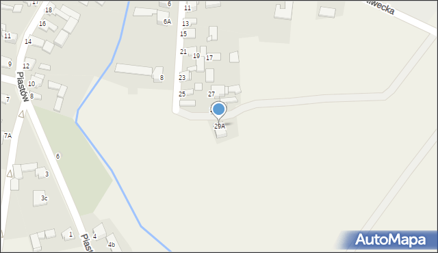 Żelisławice, Zarzecze, 29A, mapa Żelisławice