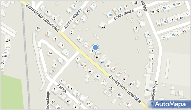 Zgorzelec, Zamiejsko-Lubańska, 21, mapa Zgorzelec