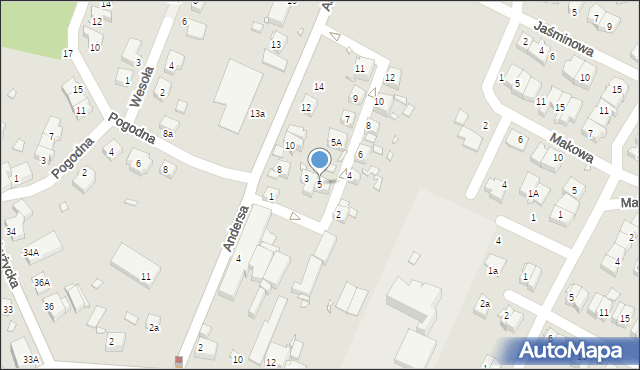 Zgorzelec, Zapiecek, 5, mapa Zgorzelec